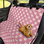 Chicken Love Emoji Pattern Print Pet Car Back Seat Cover