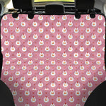 Chicken Love Emoji Pattern Print Pet Car Back Seat Cover