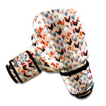 Chicken Painting Pattern Print Boxing Gloves