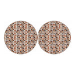 Chicken Painting Pattern Print Car Coasters