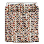 Chicken Painting Pattern Print Duvet Cover Bedding Set