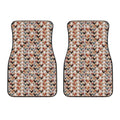 Chicken Painting Pattern Print Front Car Floor Mats