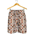Chicken Painting Pattern Print Men's Shorts