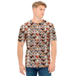 Chicken Painting Pattern Print Men's T-Shirt