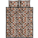 Chicken Painting Pattern Print Quilt Bed Set