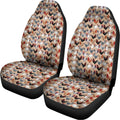 Chicken Painting Pattern Print Universal Fit Car Seat Covers