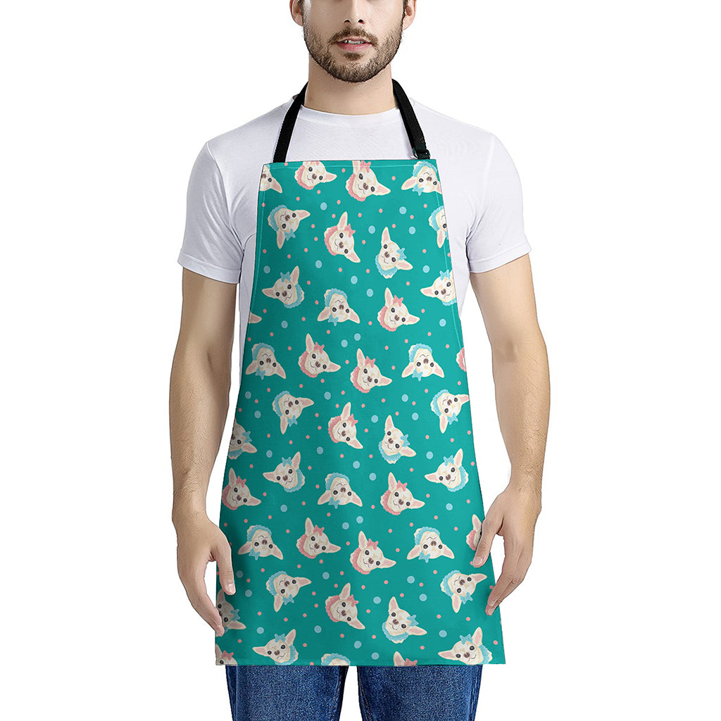 Chihuahua Puppy Pattern Print Apron