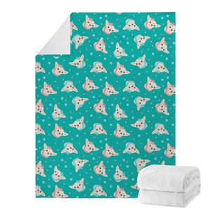 Chihuahua Puppy Pattern Print Blanket