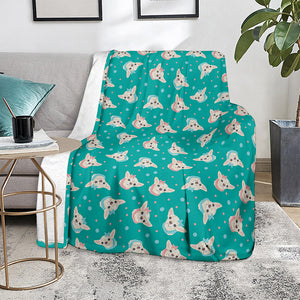 Chihuahua Puppy Pattern Print Blanket