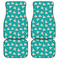 Chihuahua Puppy Pattern Print Front and Back Car Floor Mats