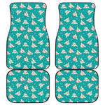 Chihuahua Puppy Pattern Print Front and Back Car Floor Mats