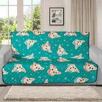 Chihuahua Puppy Pattern Print Futon Protector