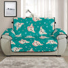 Chihuahua Puppy Pattern Print Half Sofa Protector