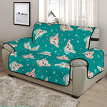 Chihuahua Puppy Pattern Print Half Sofa Protector