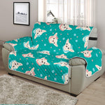 Chihuahua Puppy Pattern Print Half Sofa Protector