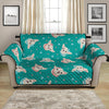 Chihuahua Puppy Pattern Print Loveseat Protector