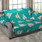 Chihuahua Puppy Pattern Print Loveseat Protector