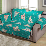 Chihuahua Puppy Pattern Print Loveseat Protector