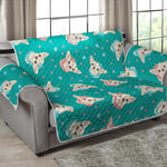 Chihuahua Puppy Pattern Print Loveseat Protector