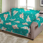 Chihuahua Puppy Pattern Print Loveseat Protector