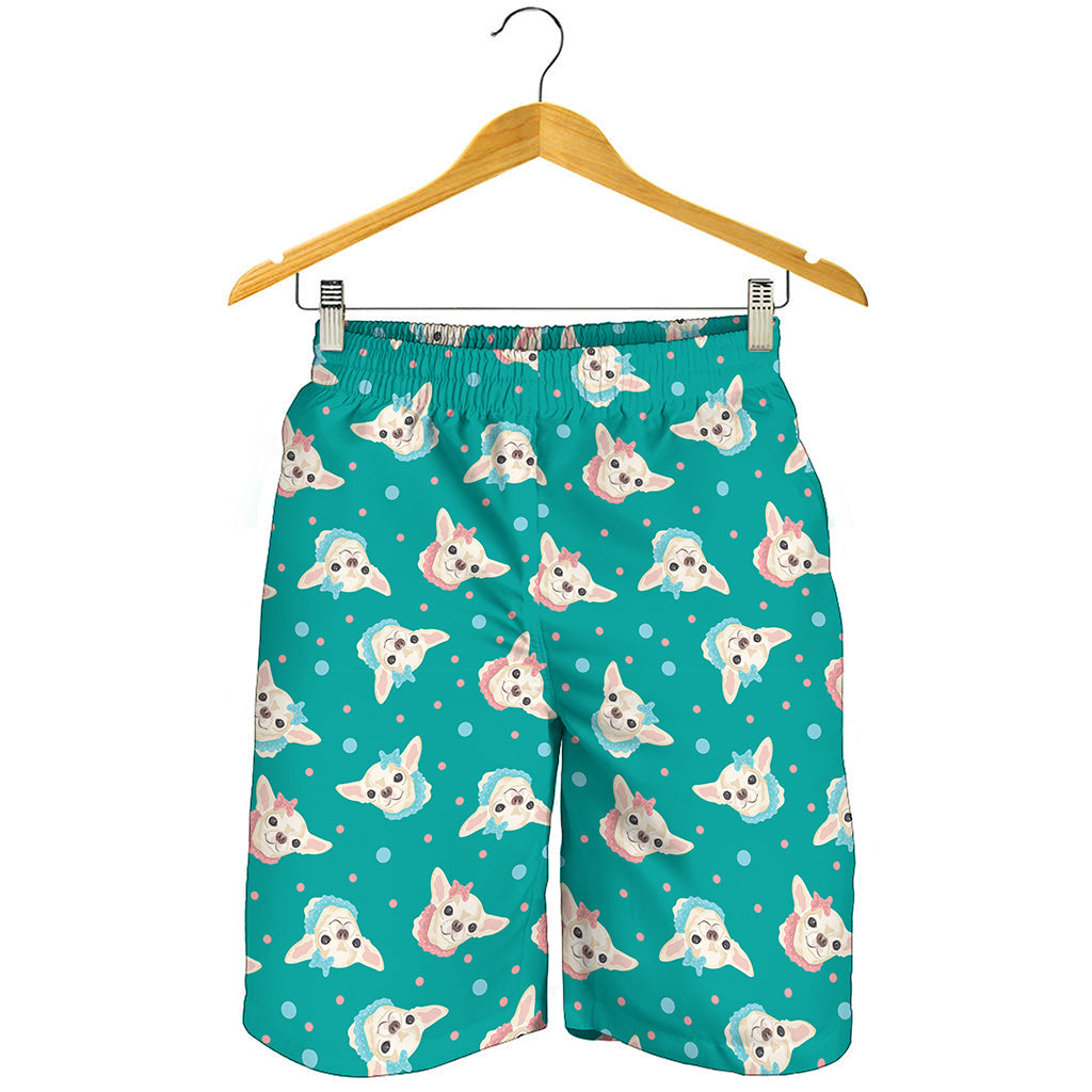 Chihuahua Puppy Pattern Print Men's Shorts