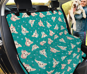 Chihuahua Puppy Pattern Print Pet Car Back Seat Cover