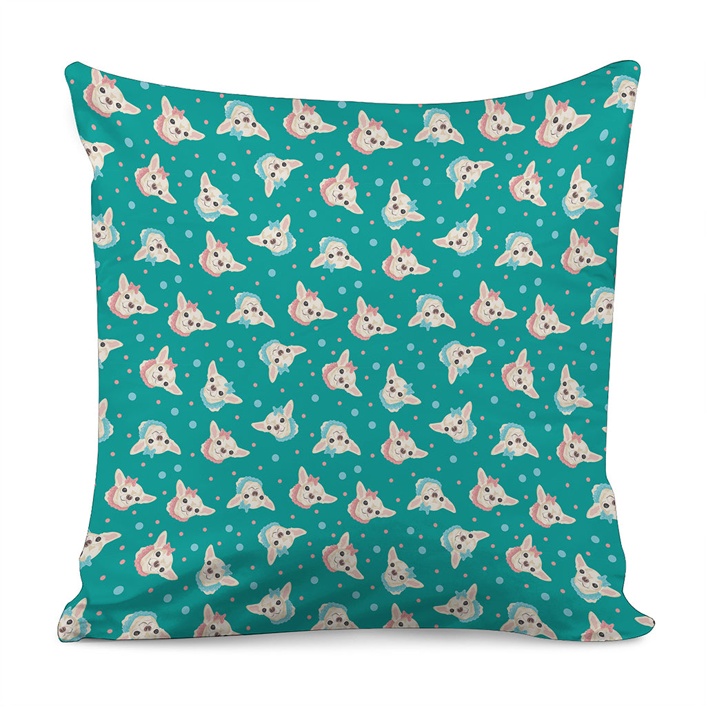 Chihuahua Puppy Pattern Print Pillow Cover