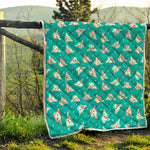 Chihuahua Puppy Pattern Print Quilt