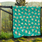 Chihuahua Puppy Pattern Print Quilt