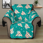 Chihuahua Puppy Pattern Print Recliner Protector