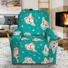 Chihuahua Puppy Pattern Print Recliner Slipcover