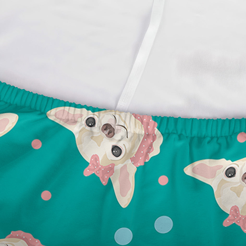 Chihuahua Puppy Pattern Print Sofa Cover