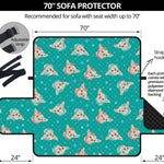 Chihuahua Puppy Pattern Print Sofa Protector