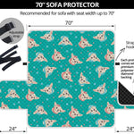 Chihuahua Puppy Pattern Print Sofa Protector