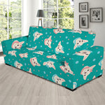 Chihuahua Puppy Pattern Print Sofa Slipcover