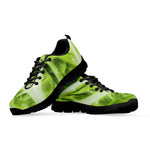 Chinese Cabbage Leaf Print Black Sneakers