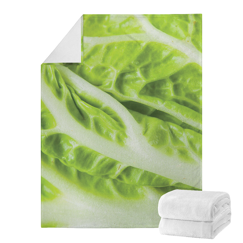 Chinese Cabbage Leaf Print Blanket