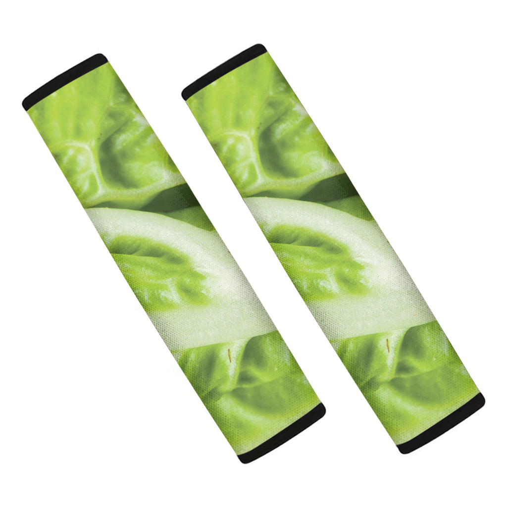 Chinese Cabbage Leaf Print Car Seat Belt Covers