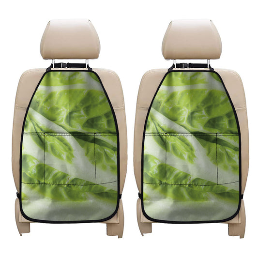 Chinese Cabbage Leaf Print Car Seat Organizers