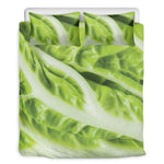Chinese Cabbage Leaf Print Duvet Cover Bedding Set