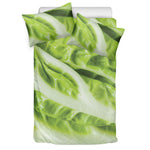 Chinese Cabbage Leaf Print Duvet Cover Bedding Set