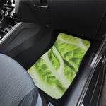Chinese Cabbage Leaf Print Front Car Floor Mats