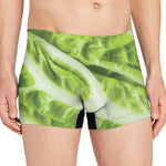 Chinese Cabbage Leaf Print Men's Boxer Briefs