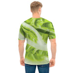 Chinese Cabbage Leaf Print Men's T-Shirt