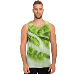 Chinese Cabbage Leaf Print Men's Tank Top