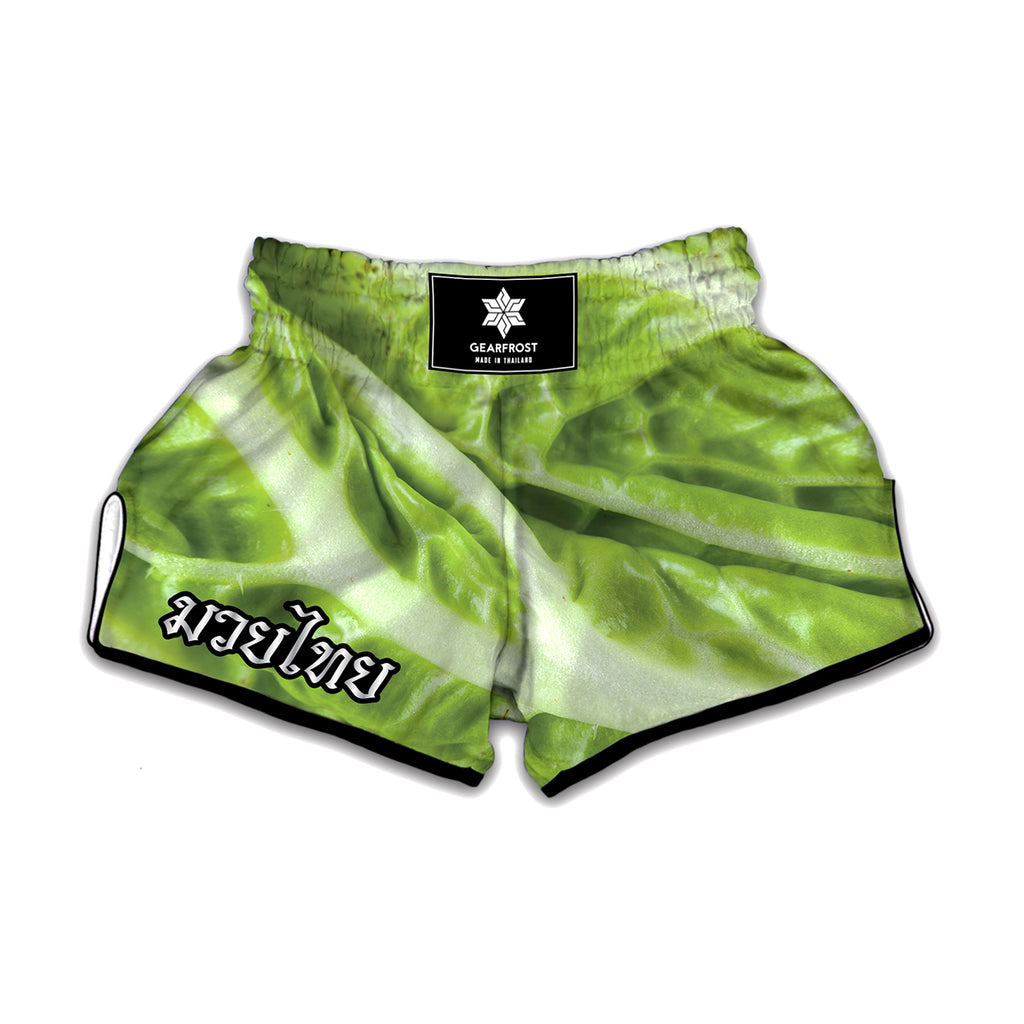 Chinese Cabbage Leaf Print Muay Thai Boxing Shorts