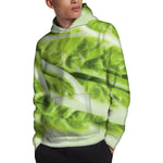 Chinese Cabbage Leaf Print Pullover Hoodie