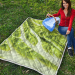 Chinese Cabbage Leaf Print Quilt