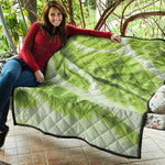 Chinese Cabbage Leaf Print Quilt