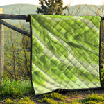 Chinese Cabbage Leaf Print Quilt